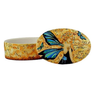 Follow Your Dreams Fairy Jewelry Box by Jessica Galbreth