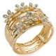 Gold Floral Goddess Bracelet by Spring Street Designs
