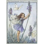 Lavender Flower Fairy Fantasy Art by Cicely Mary Barker