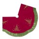 Holiday Tree Embroidered Christmas Tree Skirt