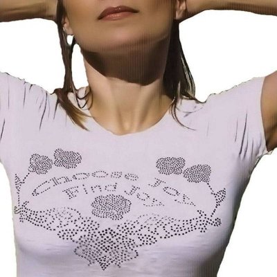 Choose Joy Rhinestone Shirt by Sabrina Barnett