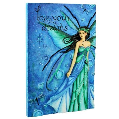 Live Your Dreams Sculpted Fairy Fantasy Art