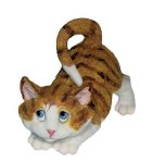 Play with Me Orange Tabby Cat Figurine