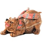 Playful Character Bear Figurine Trinket Box by Keren Kopal