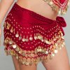 Gold Coin Hip Scarf Belly Dance Costume