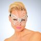 Crystal Butterfly Masquerade Mask Tie on Style