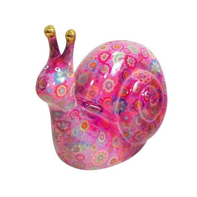 Speedy Snail Figurine Piggy Bank by Pomme Pidou