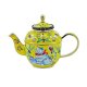 Cats & Dragonflies Teapot Figurine Trinket Box by Kelvin Chen