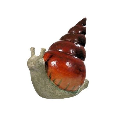 Snail Garden Figurine with Red Shell