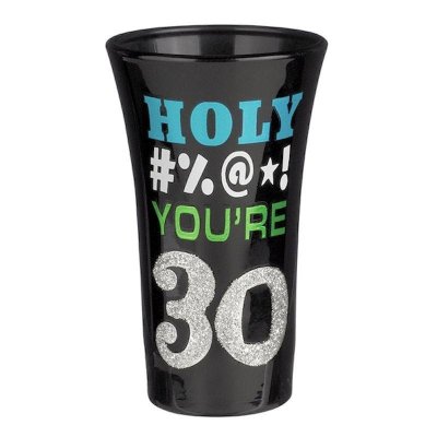 30th Birthday Shot Glass by Grasslands Road