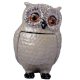 A Snowy White Owl Figurine Trinket Box by Keren Kopal