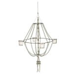 Beaded Garden Chandelier Votive Candle Holder