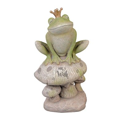 Frog Prince Garden Figurine Make a Wish