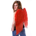 Red Feather Wings 23.5 Inches Tall