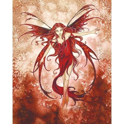 Fire Element Fairy Fantasy Art by Amy Brown