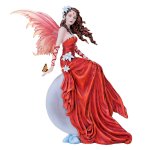 Crimson Lilly Fairy Figurine by Nene Thomas