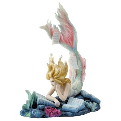 Lost Books Mermaid Figurine by Tiffany Toland-Scott