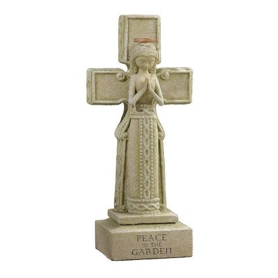 Celtic Angel Cross Garden Figurine by Grasslands Road