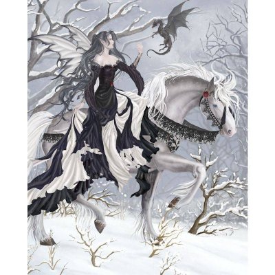 Chance Encounter Fairy Fantasy Art by Nene Thomas