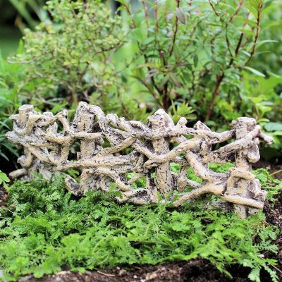 Birch Wood Fence Fairy Garden Figurine