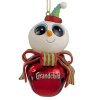 Cartoon Jingle Bell Character Christmas Ornament