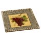 Grape Design Large Ceramic Wine Serving Platter