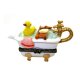 Bath Time with Yellow Rubber Duck Porcelain Trinket Box