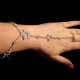 Crystal Stars Bracelet with Ring Slave Style