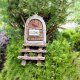 Red Bird Tiny Fairy Door Figurine for Fairy Garden