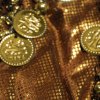 Gold Coin Hip Scarf Belly Dance Costume