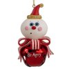 Cartoon Jingle Bell Character Christmas Ornament