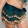 Gold Coin Hip Scarf Belly Dance Costume