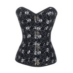 Skulls & Stars Steel Boned Corset