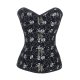 Skulls & Stars Steel Boned Corset