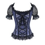 A Stunning Dragon Empress Corset Top with Sleeves