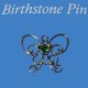 May Birthstone Butterfly Lapel Pin