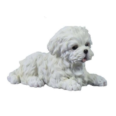 Maltese Puppy to Adopt Dog Figurine