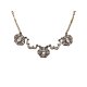 Cat Eye Crystals and Opals Pendant Necklace