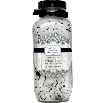 Mineral Bath Salts Western Wildflower Mint & Green Tea