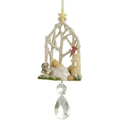 Gifts of Glory Baby Jesus & Animals Christmas Ornament