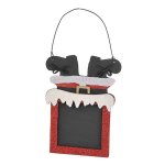 Chalkboard Santa Christmas Count Down Sign & Chalk
