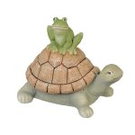 Hide A Key Turtle & Frog Garden Figurine by Grasslands Road