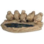 Mosaic Bird Feeder Garden Figurine by Grasslands Road
