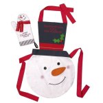 Dash of Cheer Apron & Oven Glove Christmas Kitchen Gift Set