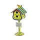 Birdhouse Figurine with Sign Trinket Box by Kelvin Chen