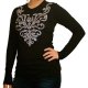 Couture Diva Rhinestone Shirt by Sabrina Barnett