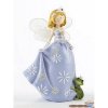 Purple Princess Fairy Figurine Piggy Bank