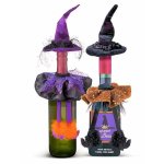 Witch Costume for Wine Bottles Halloween Decoration