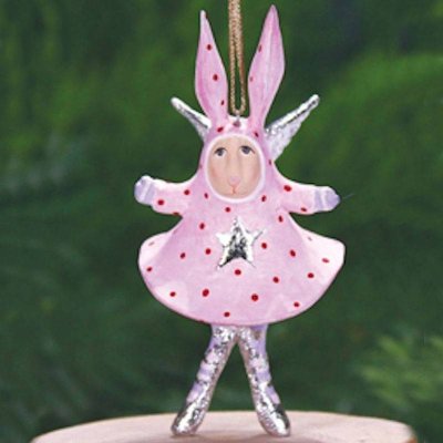 Pandora Bunny Mini Ornament by Patience Brewster