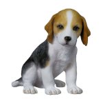 Beagle Puppy Ready to Adopt Dog Figurine